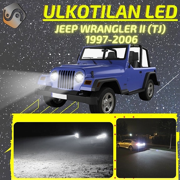JEEP WRANGLER II (TJ) Ulkovalojen LED -päivityssarja