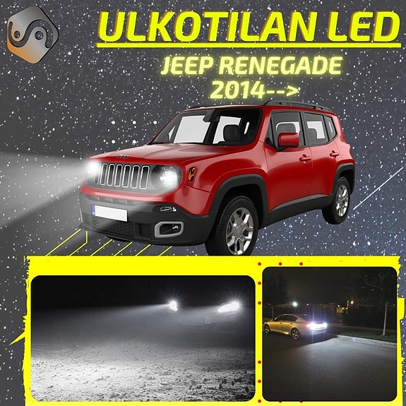 JEEP RENEGADE Ulkovalojen LED -päivityssarja