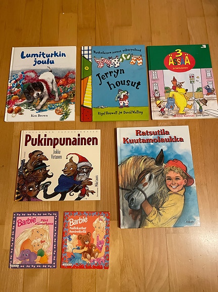 Lasten kuvakirjoja, kaikki kirjat hyväkuntoisia