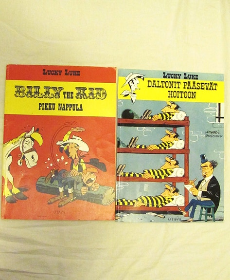 2 Lucky Luke sarjakuvaa