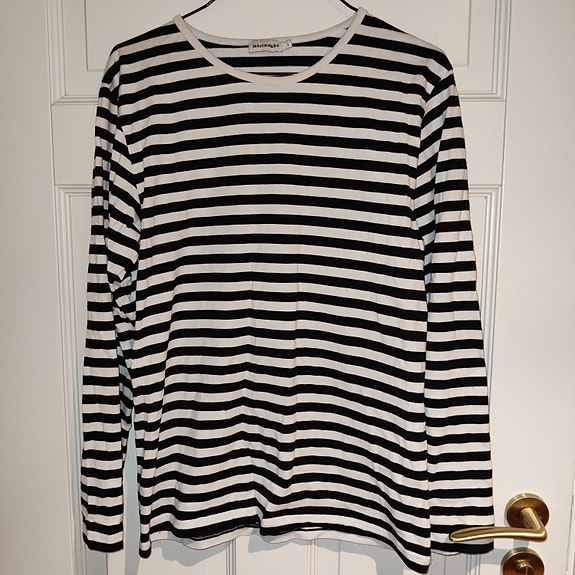 Marimekko tasaraita paita xs