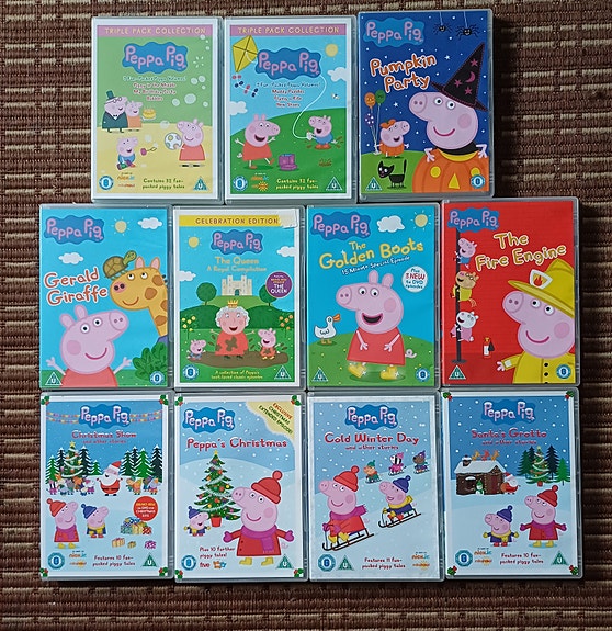 Peppa Pig Pipsa Possu 11 DVD set ENGLISH
