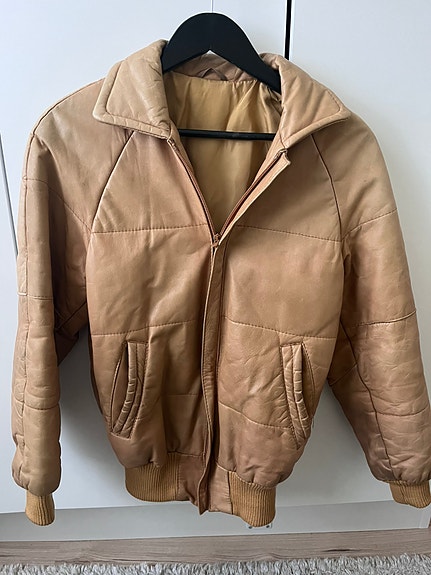 Mokka-Nappa kotimainen retro nahkatakki