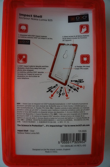 NOKIA LUMIA 925 Impact shell TECH21 suojakuori