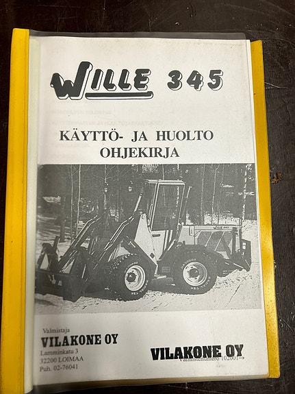 Wille 345 Käyttö-ja huolto-ohjekirja