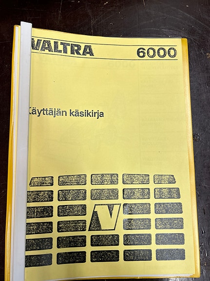 Valtra 6000 käyttäjän käsikirja
