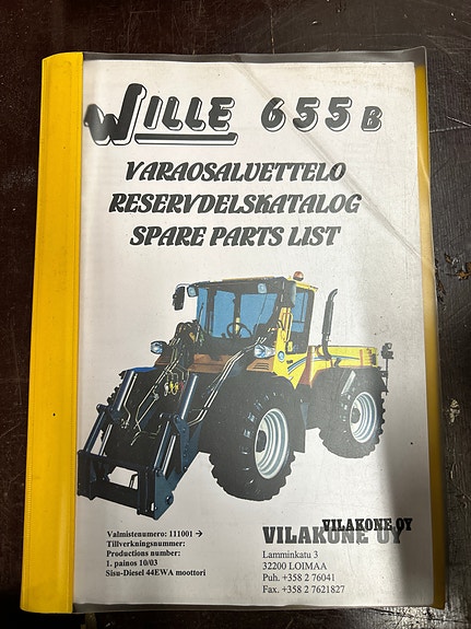 Wille 655 B varaosaluettelo