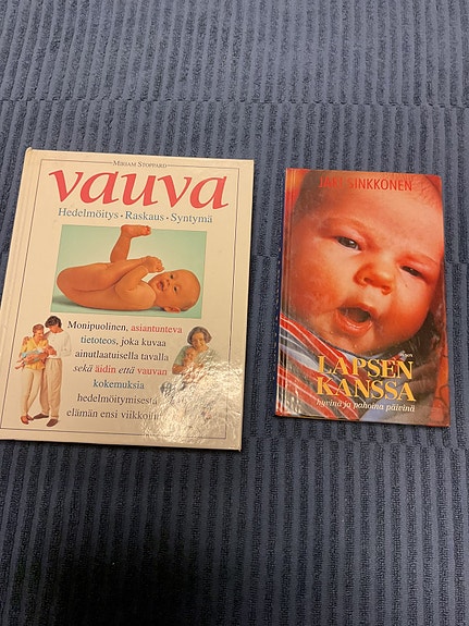 Vauva - kirja ja Jari Sinkkonen Lapsen kanssa….