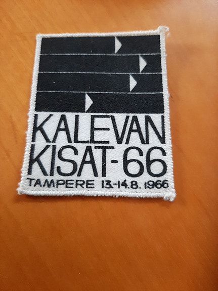 Kalevan kisat 1966 Tampere kangasmerkki
