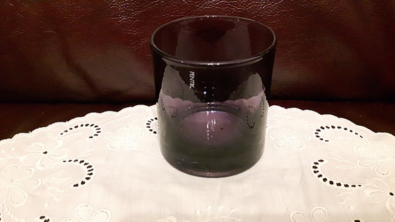 Iittala violetti lasi