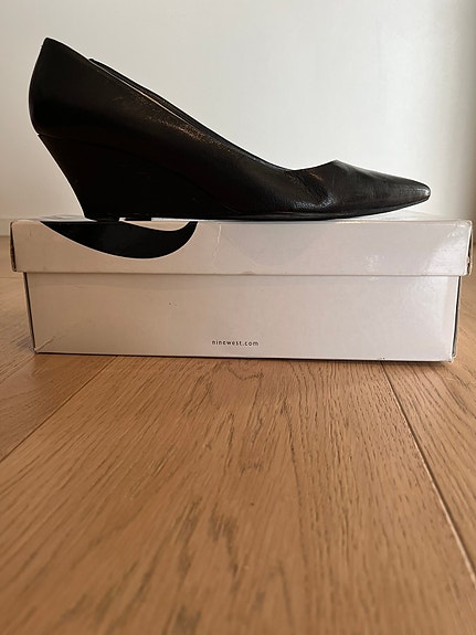 Nine West - kiilakorkokengät 40, nahkaa