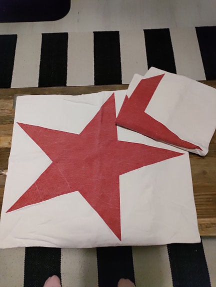 Tähti tyynynpäällinen x2.