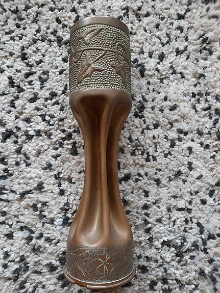 Art nouveau tyylinen pronssimaljakko