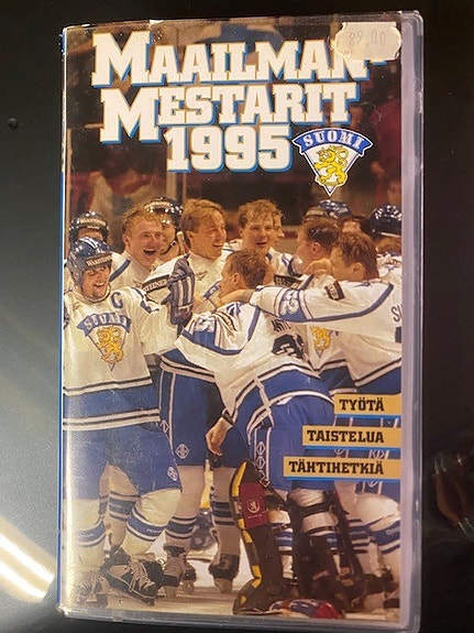 Mestari 1995 Suomi jääkiekko VHS-kasetti