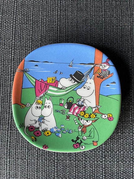 Muumi Perheidylli seinälautanen