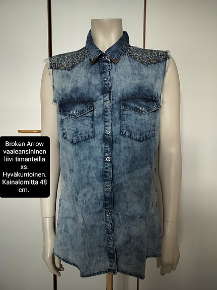 Broken Arrow sininen liivi xs