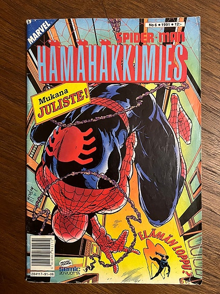 Hämähäkkimies spiderman spider-man sarjakuvalehti sarjakuva