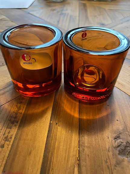 Marimekko Iittala kivi tuikku pomeranssi