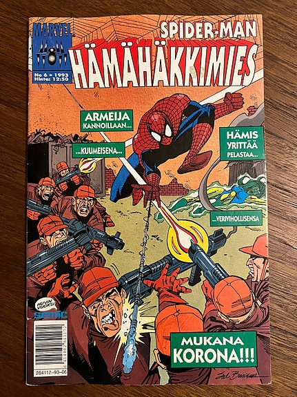 Hämähäkkimies spiderman spider-man sarjakuvalehti sarjakuva