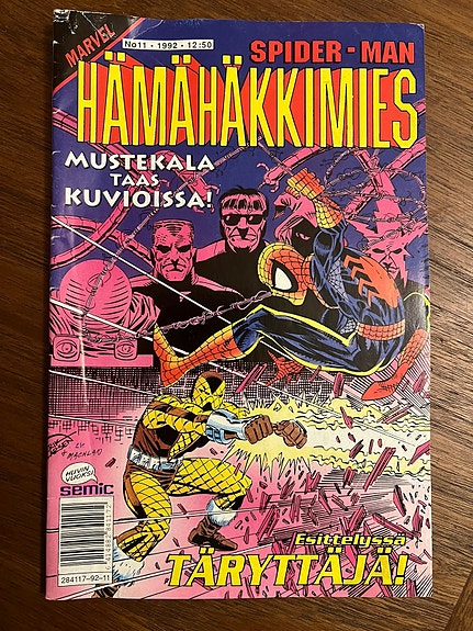 Hämähäkkimies Spider-man spiderman sarjakuvalehti sarjakuva