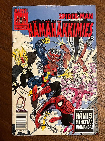 Hämähäkkimies spiderman spider-man sarjakuvalehti sarjakuva