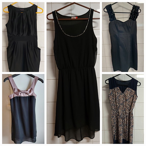 Naisten mekkoja 34, 36, XS, S