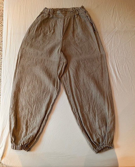 Bypias Baggy pellavahousut, koko 34