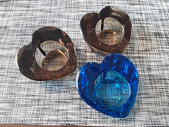 3× Pentik sydäntuikku