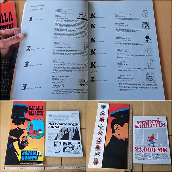 Kemi sarjakuva kirja Karjala takaisin