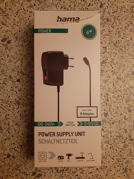 Virtalähde, 12W