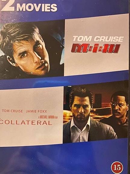 M:i:III ja Collateral Tom Cruise 2Movies (uusi muoveissa) dvd