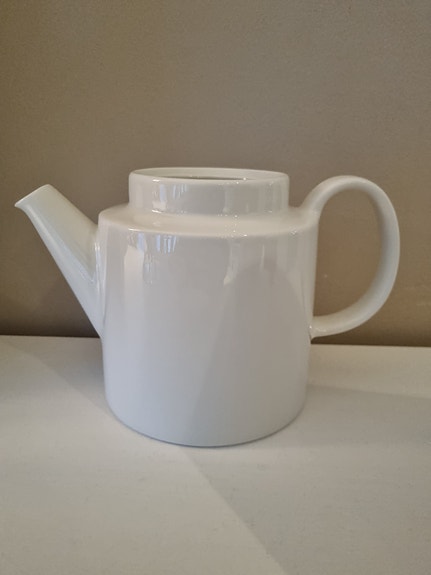 Iittala Arabia Teema valkoinen teekannu