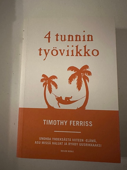 Timothy Ferriss 4 tunnin työviikko Kirja Suomi