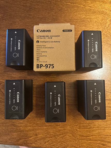 Canon BP-975 akkuja. Kuin uudet!