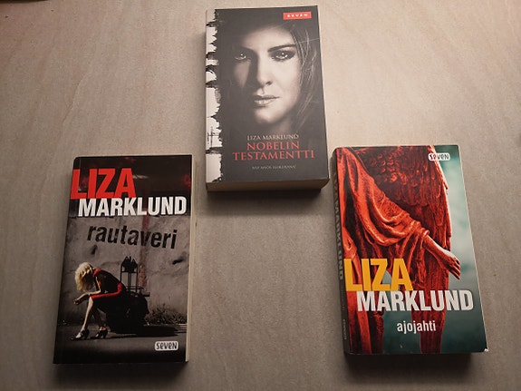 Liza Marklund Rautaveri, Ajojahti ja Nobelin testamentti pokkarit