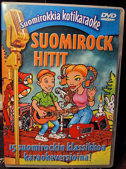 Suomirock Hitit kotikaraoke dvd