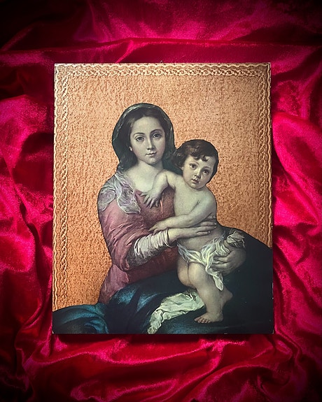 Italialainen Madonna-taulu