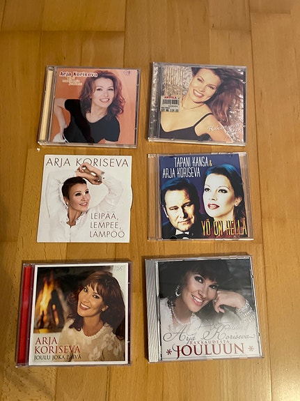 Arja Koriseva CD levyjä
