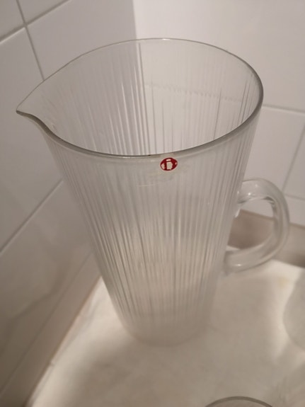 Iittala Viiru Lasikannu Kirkas Lasi