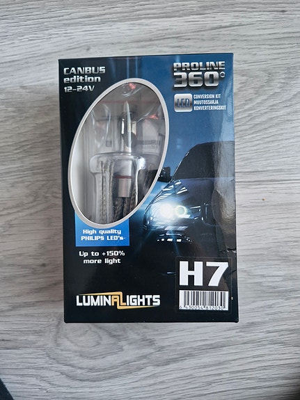 Luminalight H7 led muutossarja