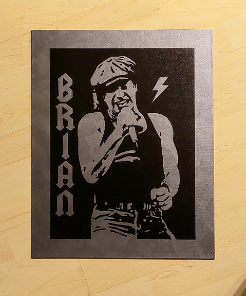 AC/DC - Brian Johnson - taulu