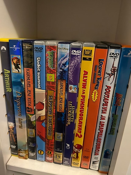 Dvd elokuvia lapsille ja nuorille