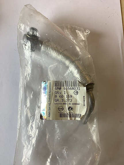 55568031 Turbon putki Opel /CHERVOLET