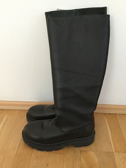 Selected Femme nahkaiset pitkävartiset saapikkaat, koko 39