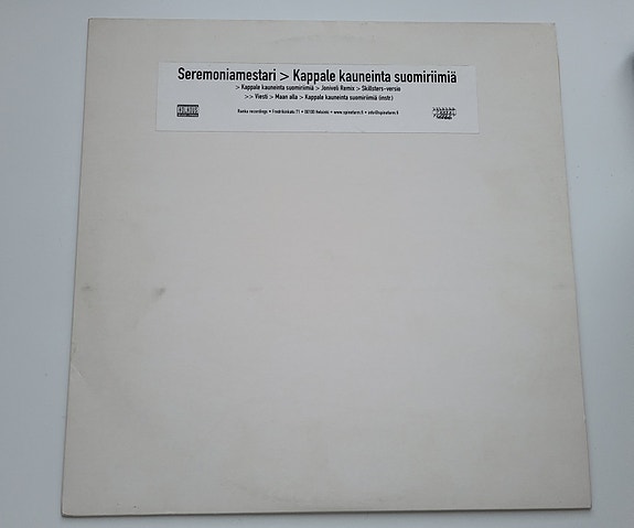 Seremoniamestari - Kappale kauneinta suomiriimiä (Vinyyli)