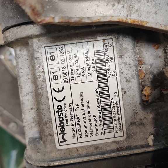 Webasto Thermo TOP V Diesel