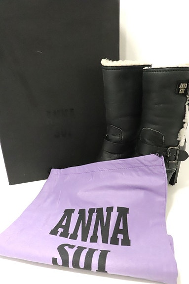 ANNA SUI lämpimät nahkaiset talvikengät 38