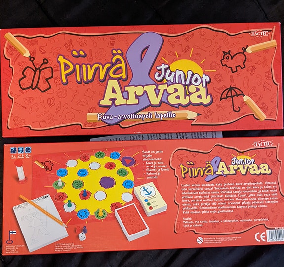 Piirrä & Arvaa Junior lautapeli
