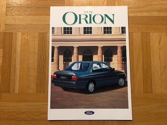 Esite Ford Orion mk3 - vuodelta 1990 / 1991