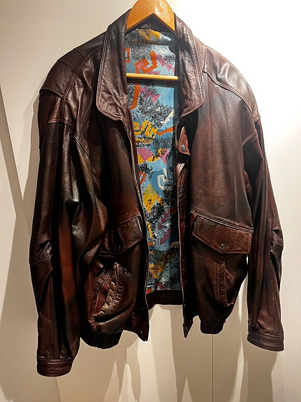 Vintage nahkatakki XL